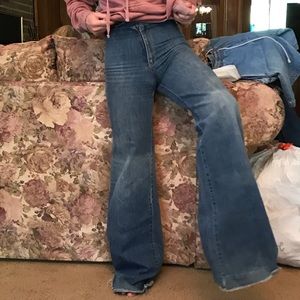 Baccara/Untra high rise wide leg jeans (13B)